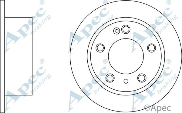 APEC BRAKING Jarrulevy DSK138